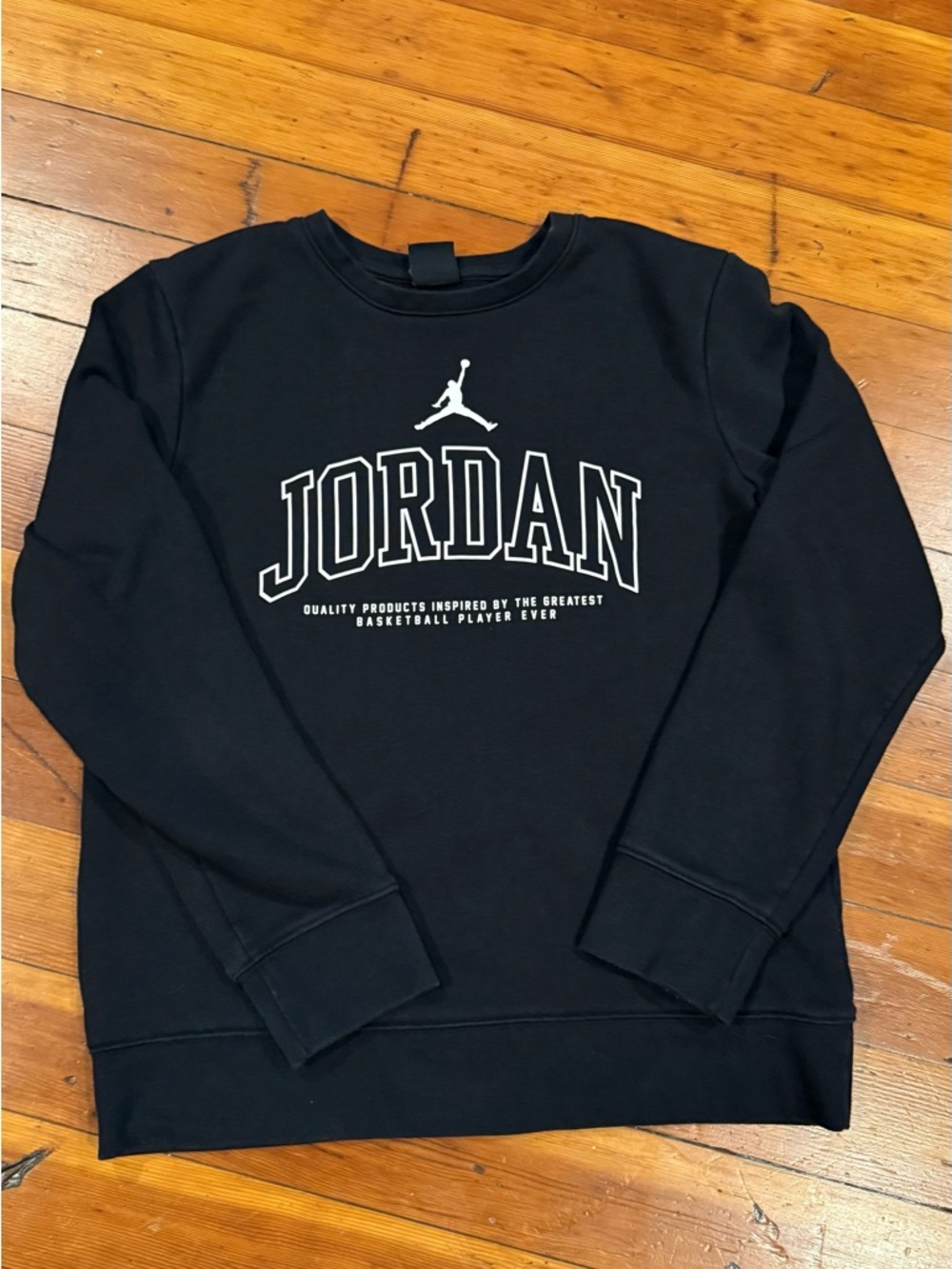 Boys Jordan Flight MVP Graphic Fleece Crewneck Sweatshirt.